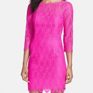 Lilly Pulitzer Hera Pink Lace Sheath Dress